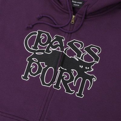 Pass~Port Slinkin Zip Hoodie - Eggplant