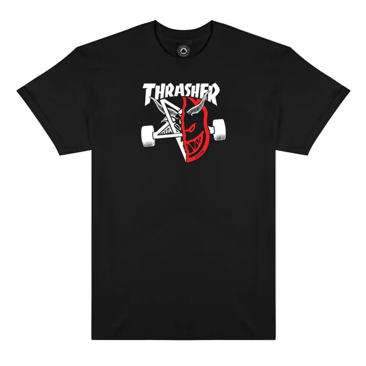 Thrasher x Spitfire Thrash & Burn T-Shirt - Black