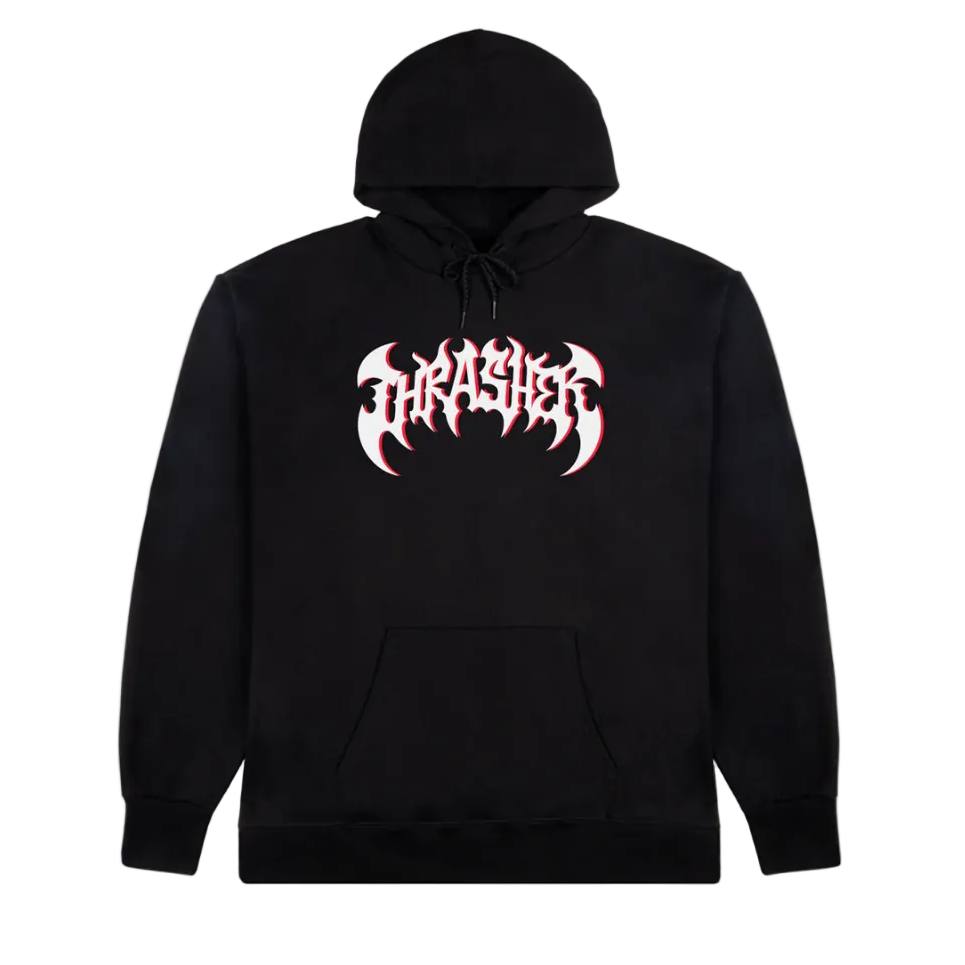 Thrasher Heavy Metal Hoodie - Black
