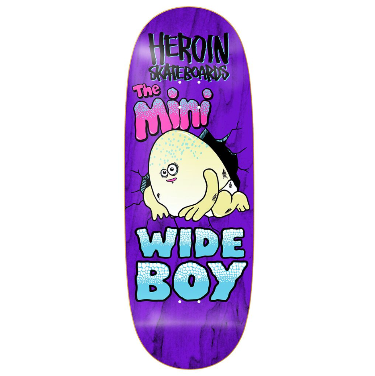 Heroin Mini Wide Boy Deck - 10.5"