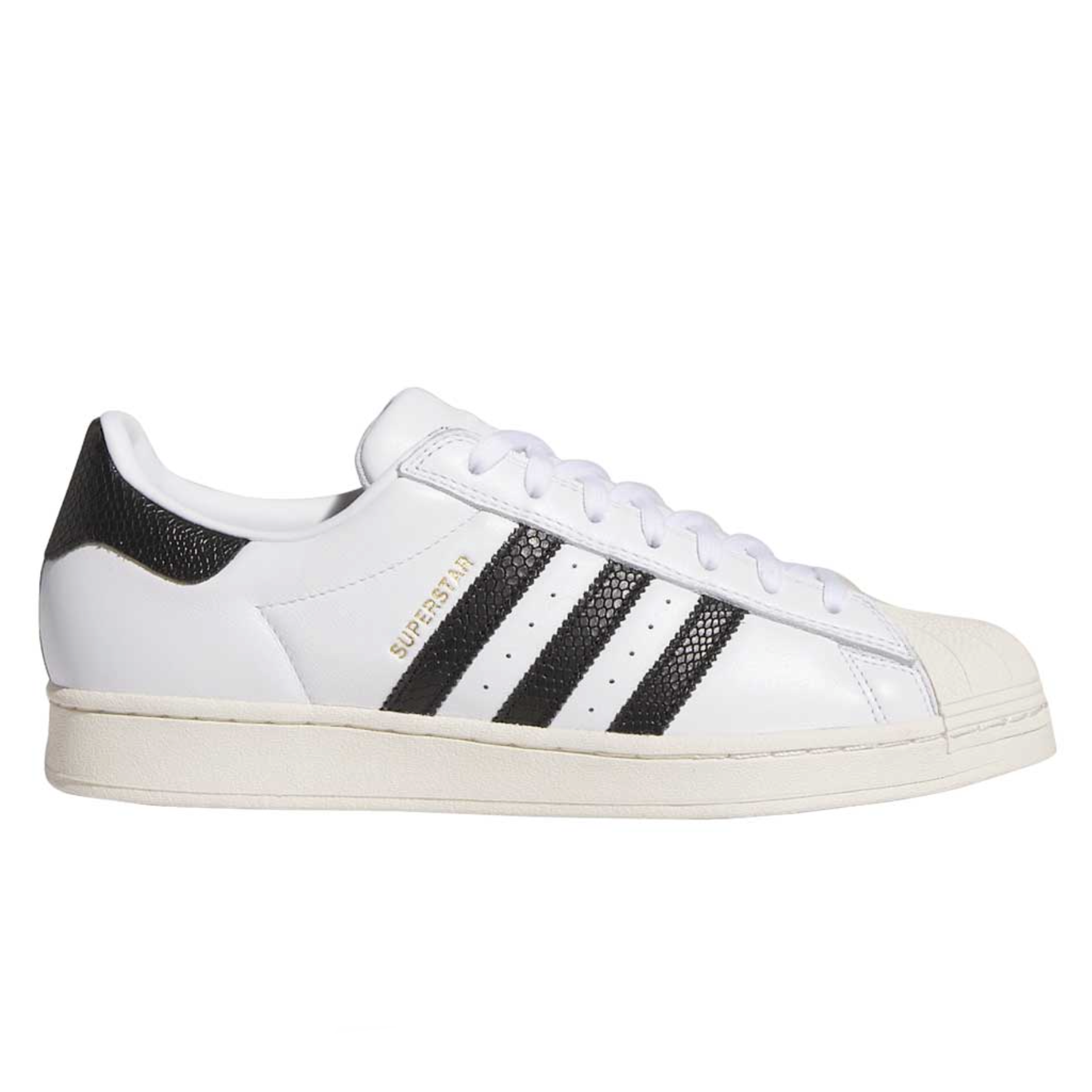 Adidas Superstar ADV Snake Skin - White/Black/Gold | 35th North
