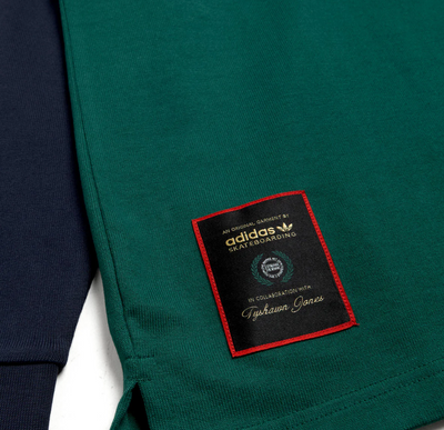 Tyshawn Rugby Polo Shirt - Green/White