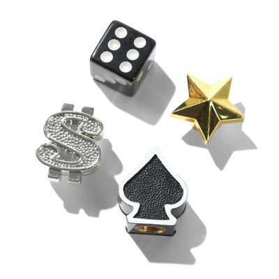 Cash Only Tyre Valve Cap Set