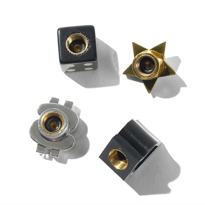 Cash Only Tyre Valve Cap Set