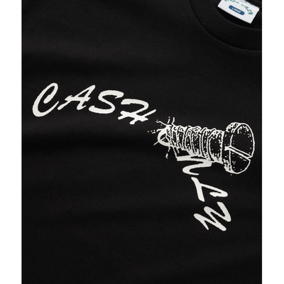Cash Only 'Screw' Logo Tee - Black