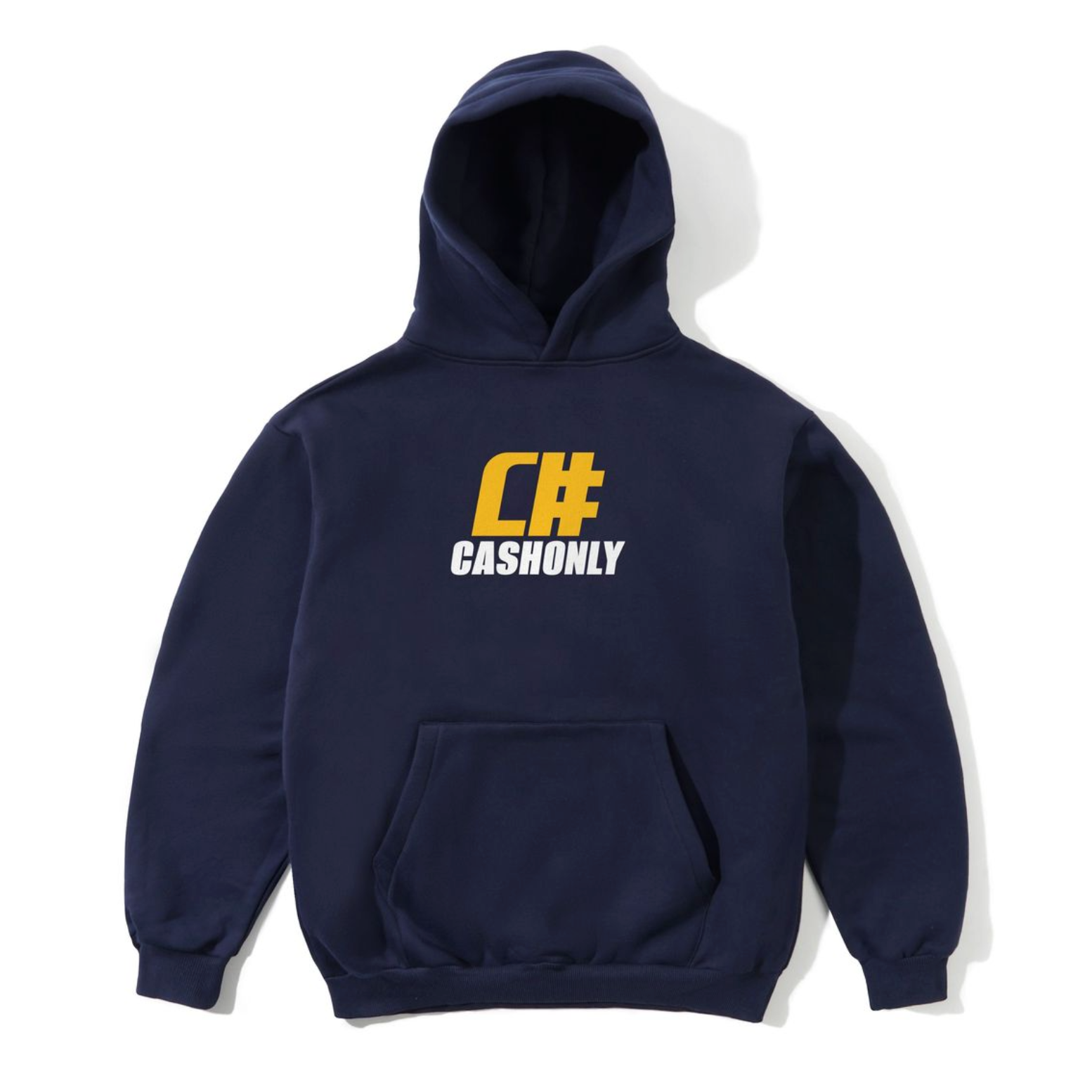 Cash Only 'Numeric' Pullover Hood - Navy