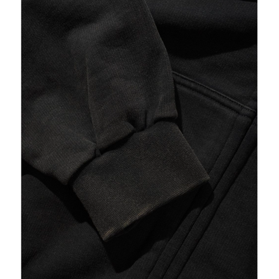 Cash Only Campus Zip-Thru Hood - Washed Black