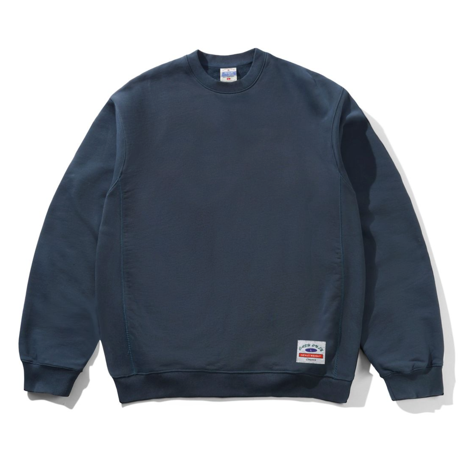 Cash Only Heavy-Weight Crewneck - Navy