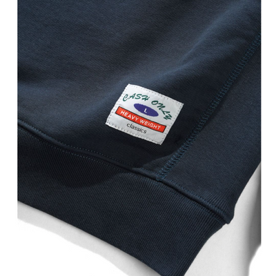 Cash Only Heavy-Weight Crewneck - Navy