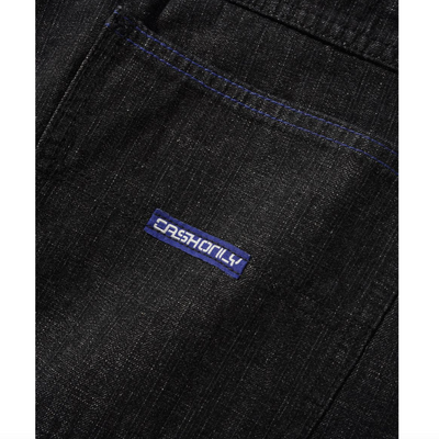 Cash Only Break Denim Jeans - Streaky Black