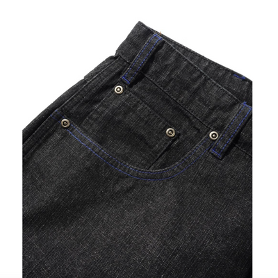 Cash Only Break Denim Jeans - Streaky Black