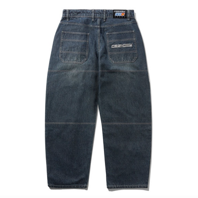 Cash Only Aleka Denim Jeans - Streaky Navy Wash