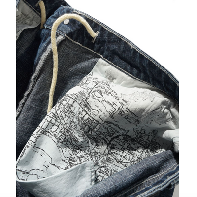 Cash Only Aleka Denim Jeans - Streaky Navy Wash