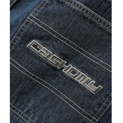 Cash Only Aleka Denim Jeans - Streaky Navy Wash