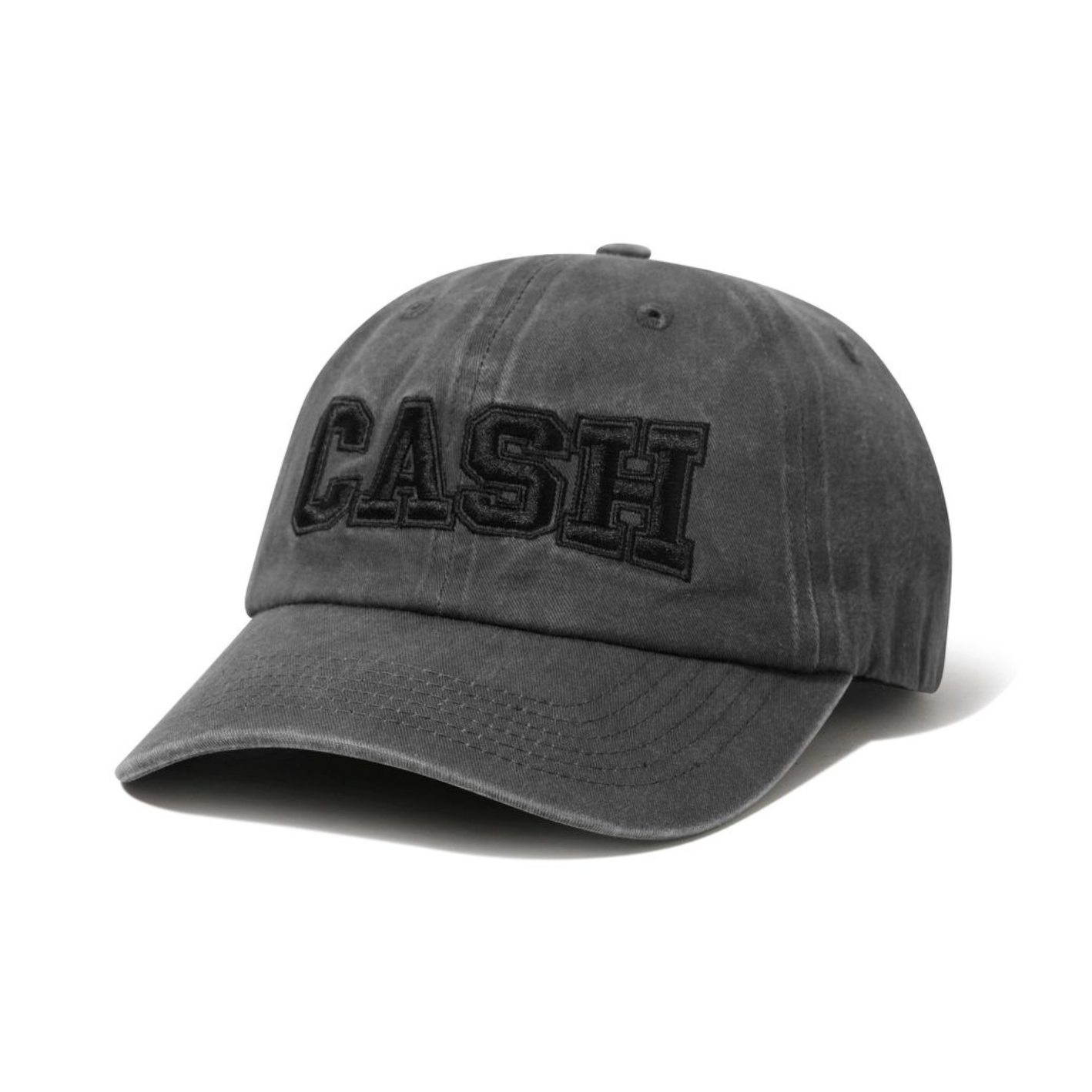 Cash Only 'Campus' 6 Panel Cap - Washed Black