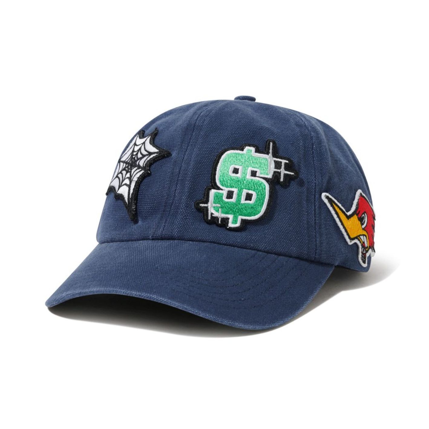 Cash Only 'Service' 6 Panel Cap - Navy