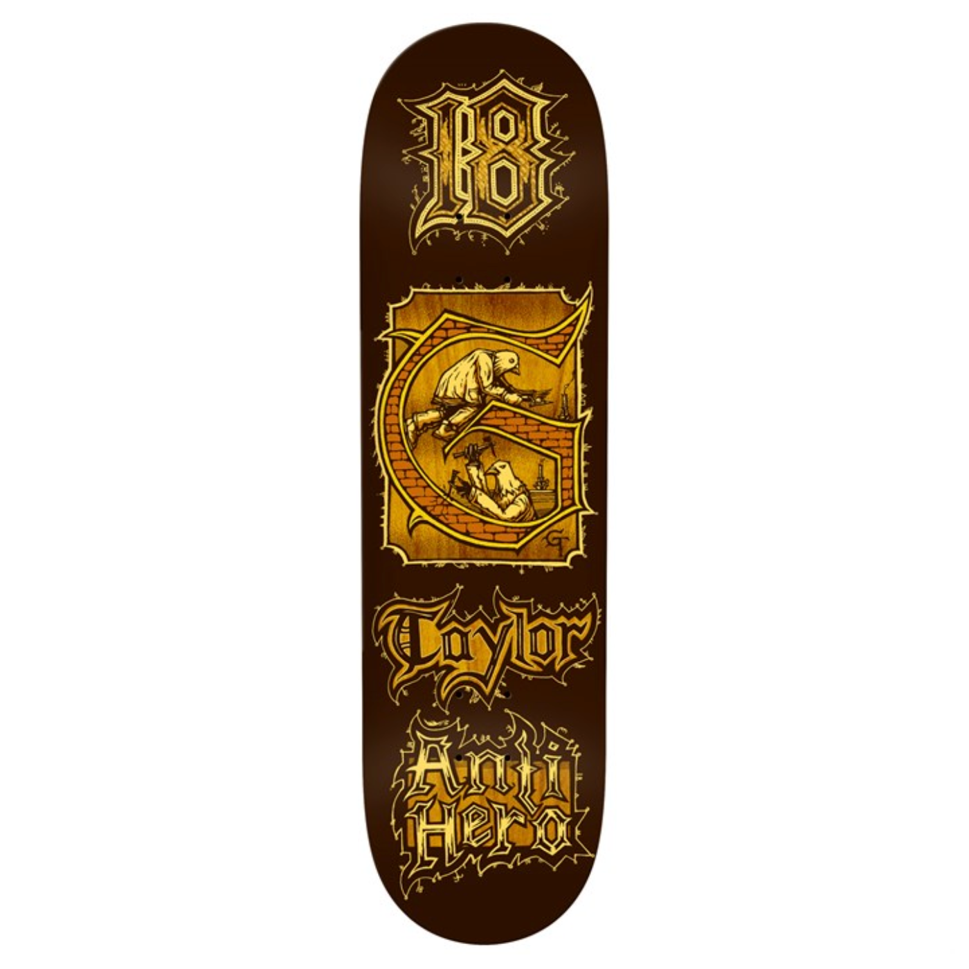 Antihero Grant Medieval Deck - 8.38