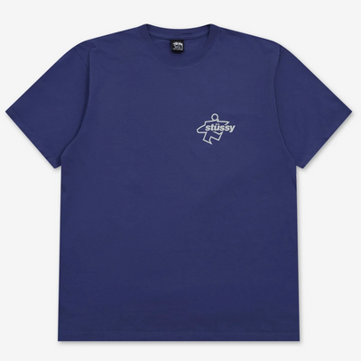 Stussy Surf Size Pigment Dyed Tee - Indigo