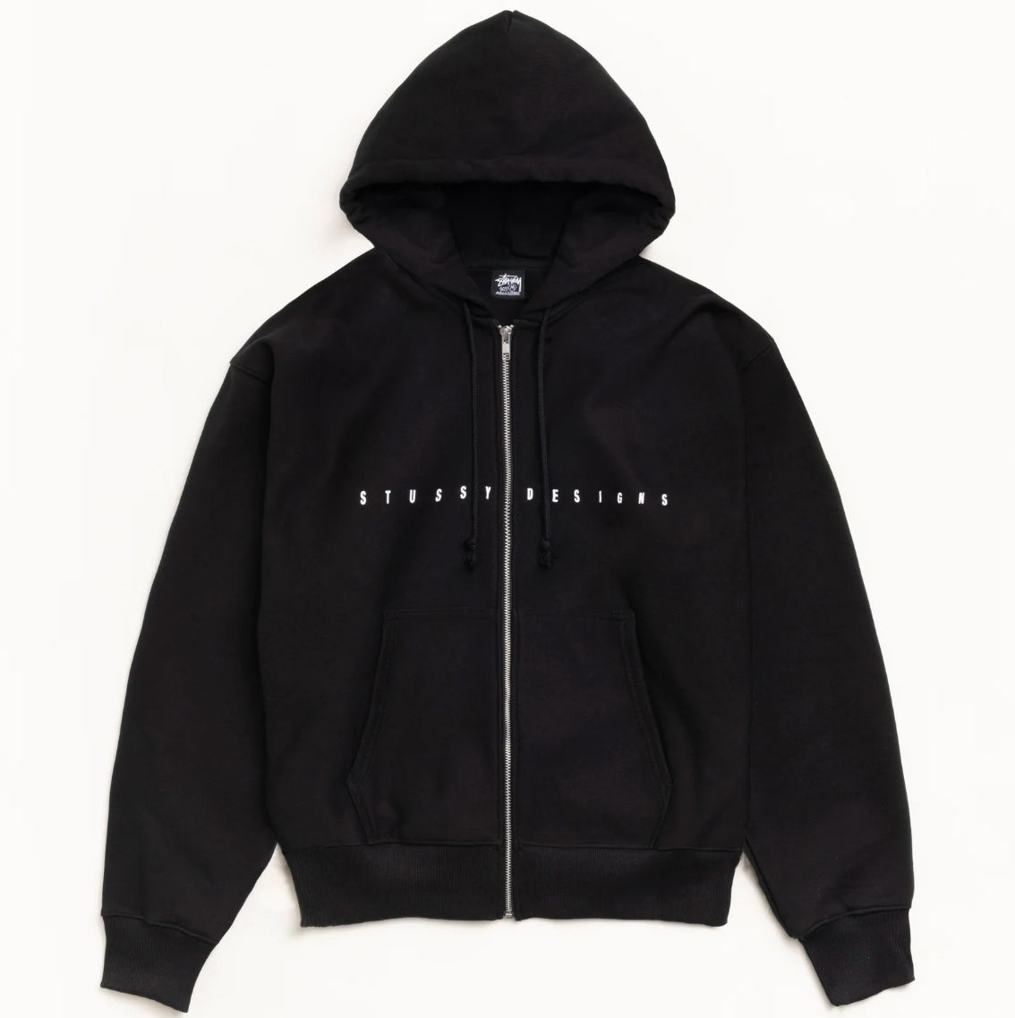 Stussy S Box Zip Hoodie - Black | 35th North