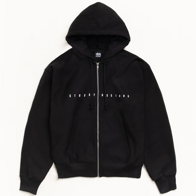 Stussy S Box Zip Hoodie - Black
