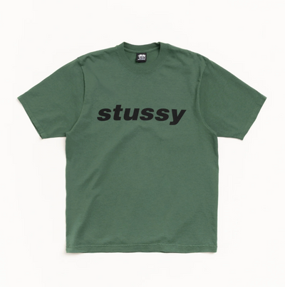 Stussy Shark Tee Pigment Dyed - Pine