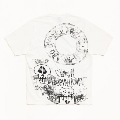 Stussy Skulls Tee Pigment Dyed - Natural