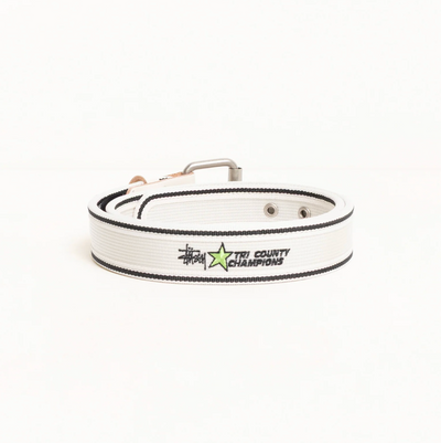 Stussy Tri County Webbing Belt - Bone