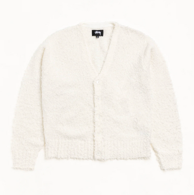 Stussy Textured Cardigan - Off White