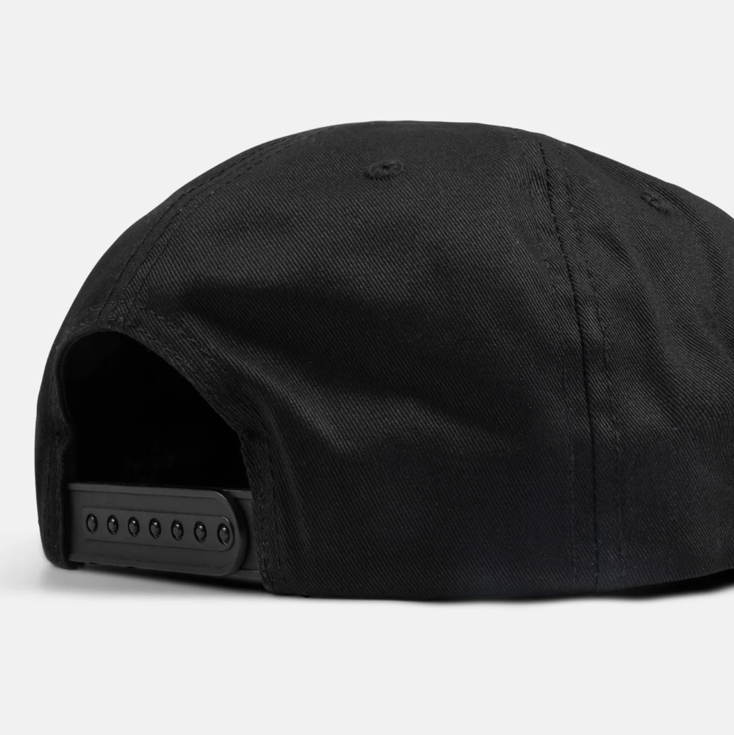Thrasher Rope Snapback Hat - Black/Yellow