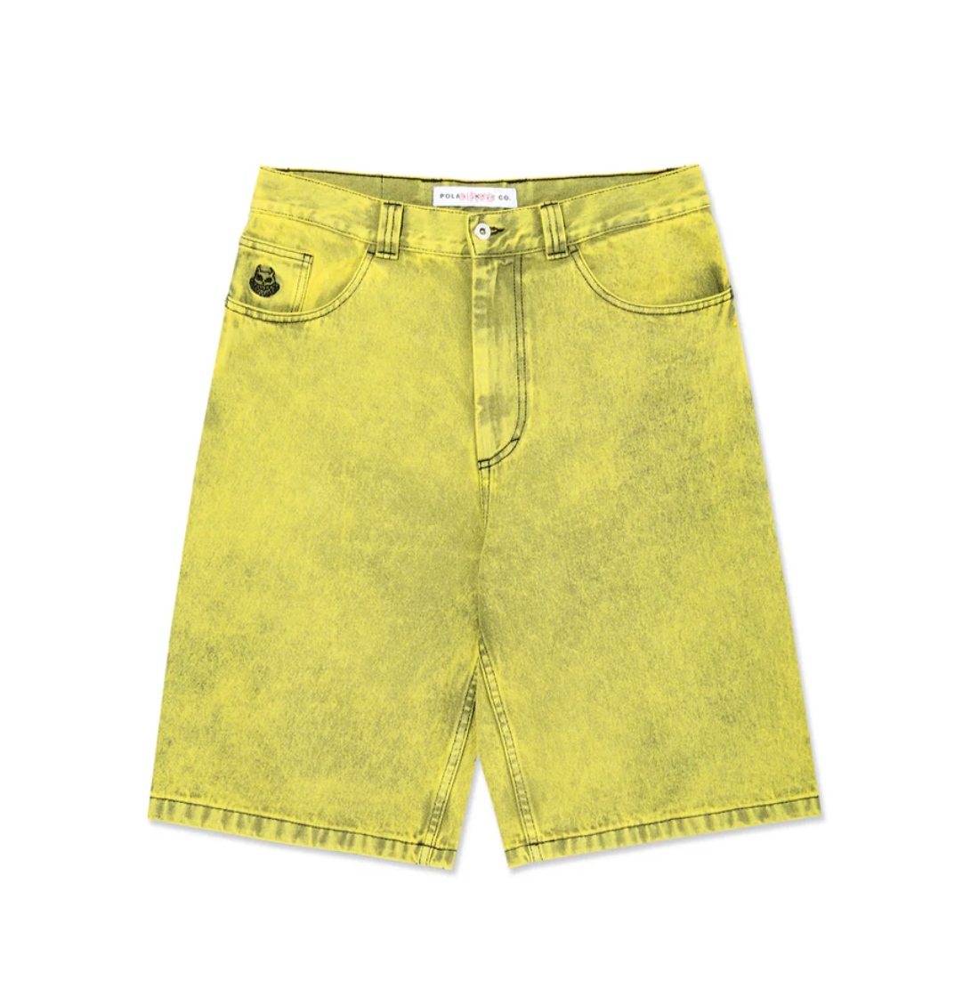 Polar Skate Co Big Boy Shorts Angel Child - Lemon Black