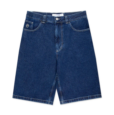 Polar Skate Co Big Boy Shorts - Dark Blue w/ White Stitching