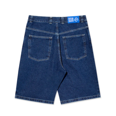 Polar Skate Co Big Boy Shorts - Dark Blue w/ White Stitching