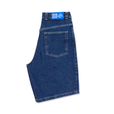 Polar Skate Co Big Boy Shorts - Dark Blue w/ White Stitching