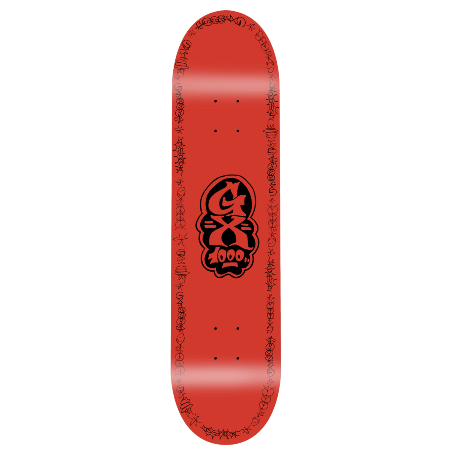 GX1000 Sketch Red Deck- 8.25"