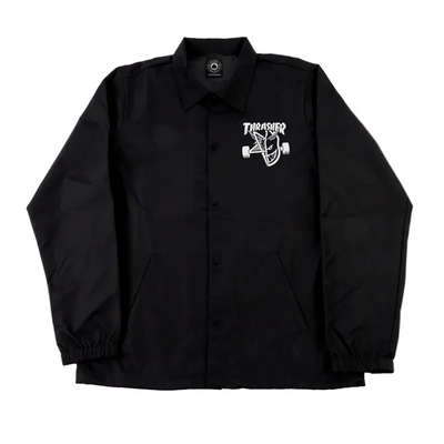 Thrasher x Spitfire Thrash & Burn Coach Jacket - Black | 35th North Thrasher x Spitfire Thrash & Burn Coach Jacket - Black | 35th North