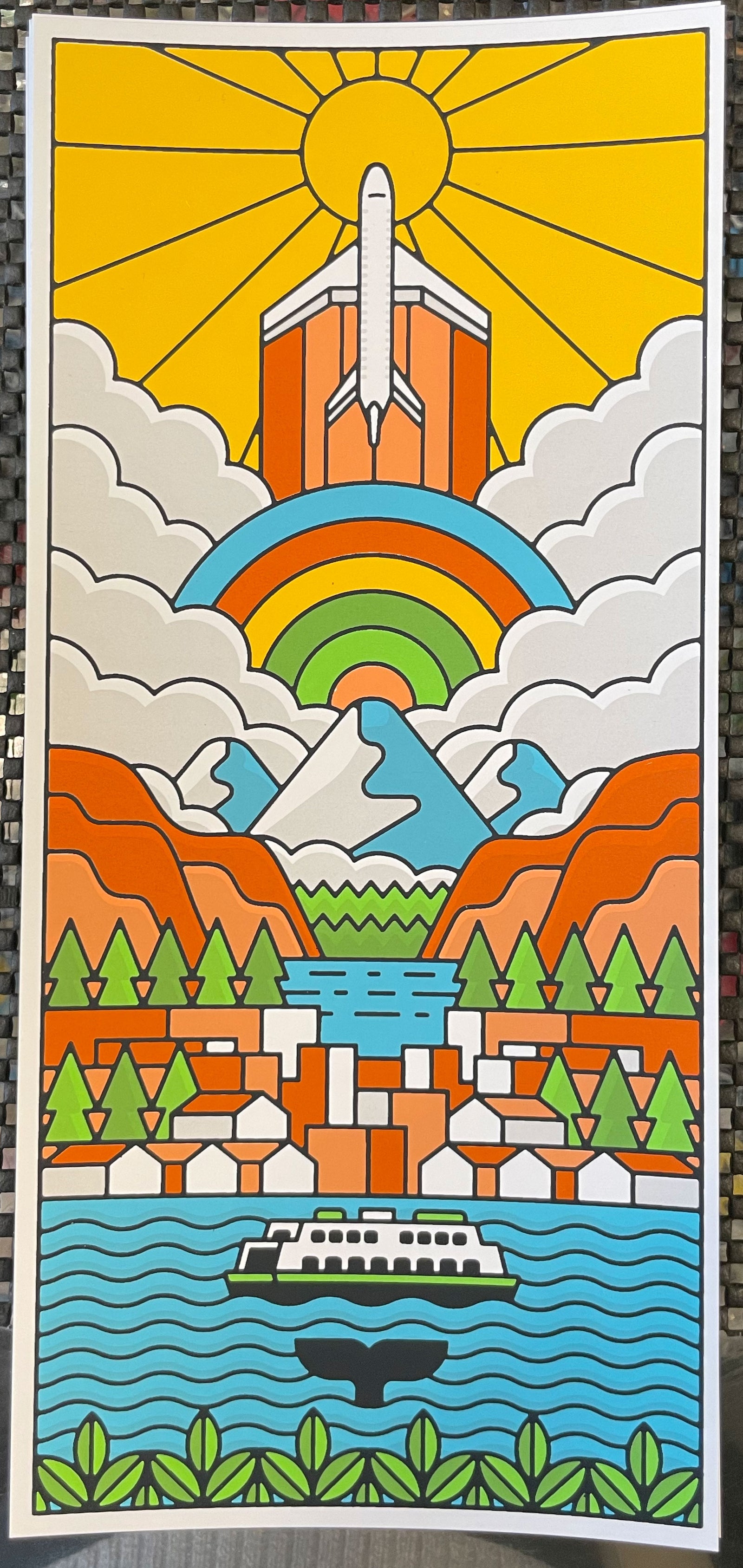 Sasha Barr Puget Sound Print - Small