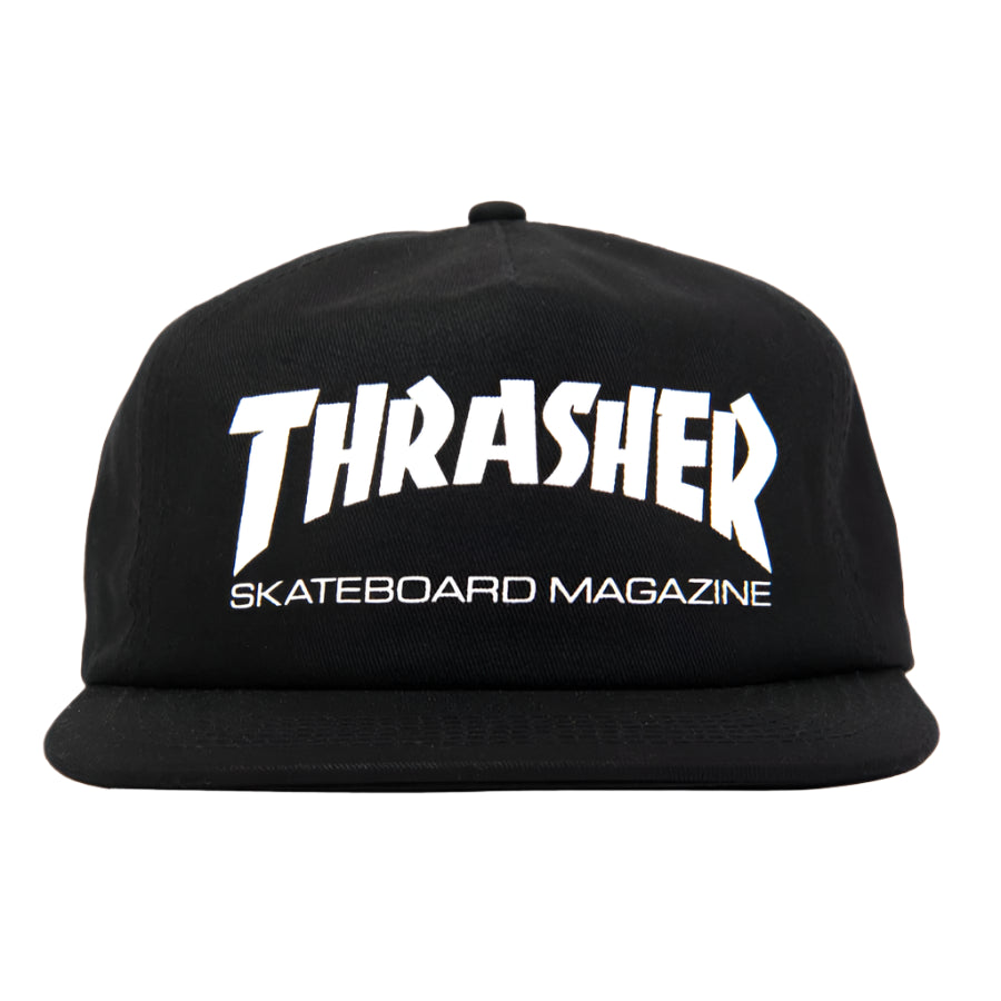 Thrasher Skate Mag Snapback - Black
