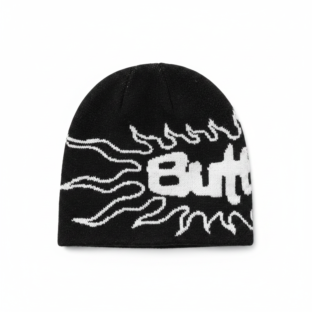 Butter Goods Solar Skully Beanie - Black