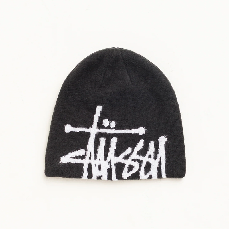 Stussy Brushed Out Basic Skullcap - Black