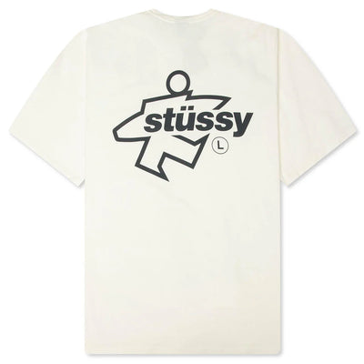 Stussy Surf Size Pigment Dyed Tee - Natural