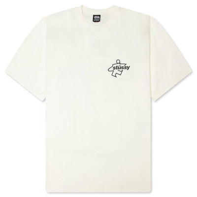 Stussy Surf Size Pigment Dyed Tee - Natural