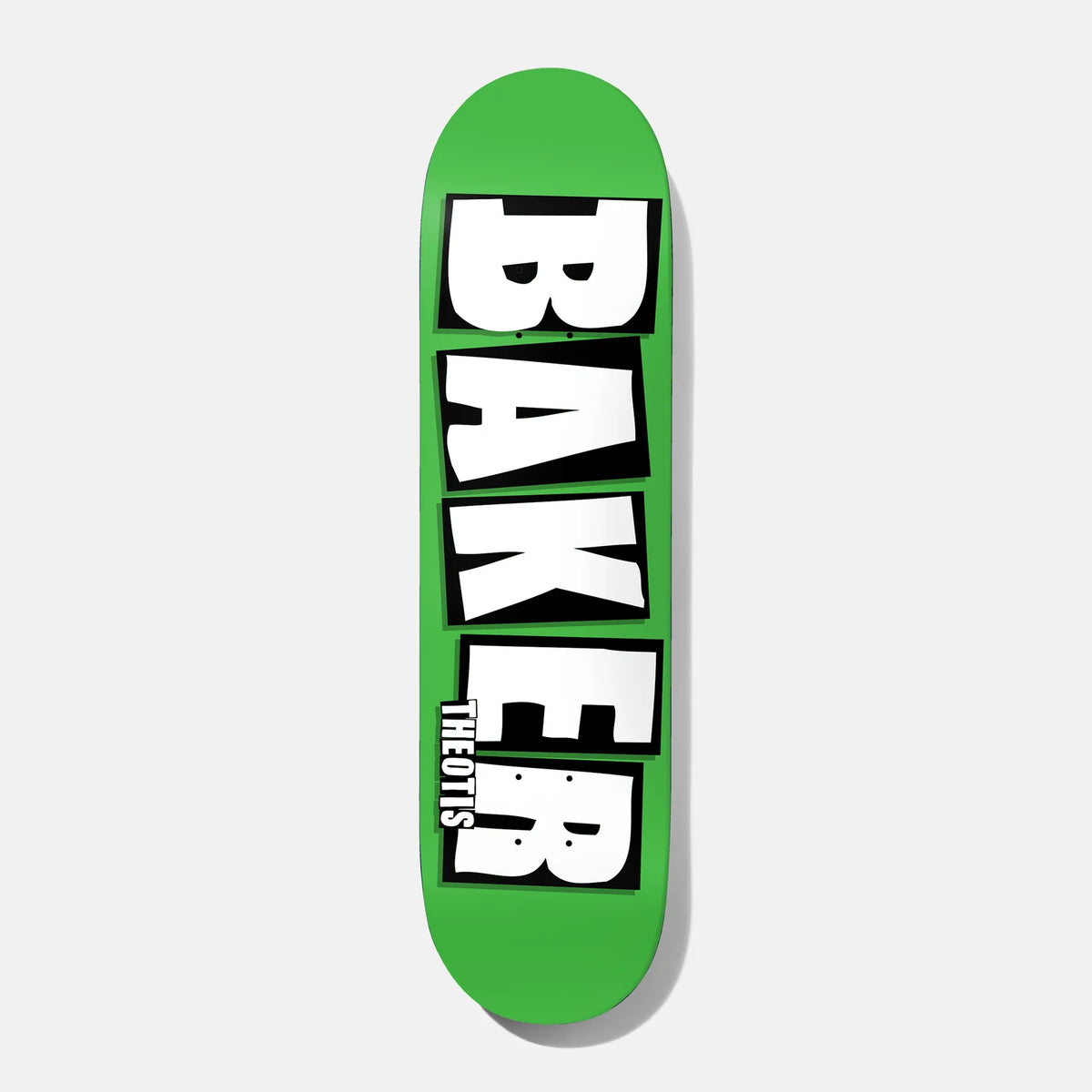 Baker Theotis Beasley Logo Skateboard Deck (Neon) - 8.125
