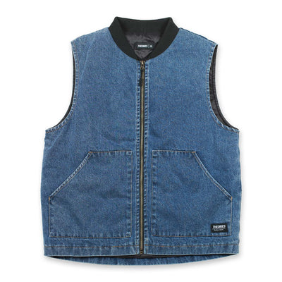 Theories Dakota Denim Vest - Blue Wash