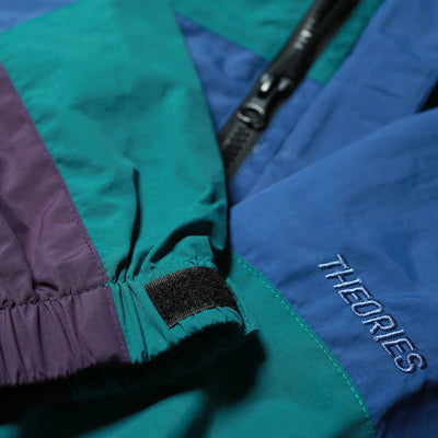 Theories Gale Shell Jacket - Blue and Green