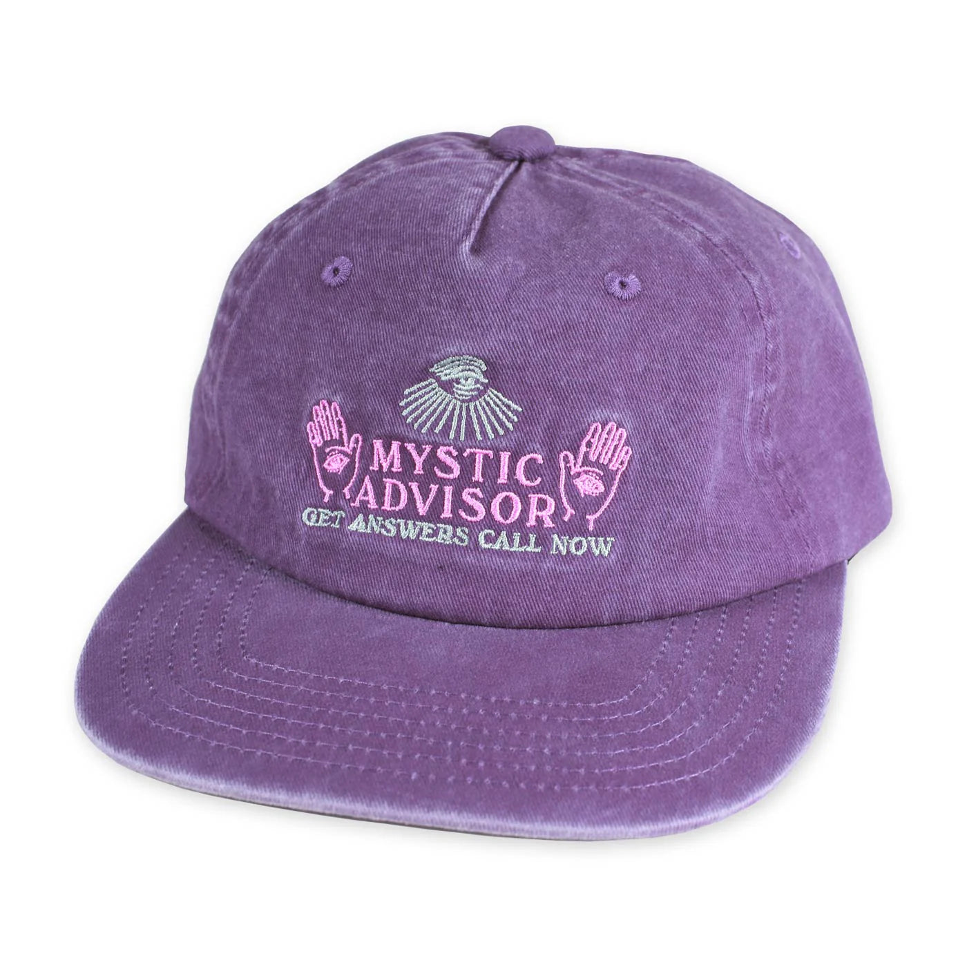 Theories Mystic Advisor Snapback Hat - Washed Purple