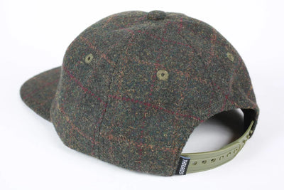 Theories Stamp Logo Tweed Snapback Hat - Plaid