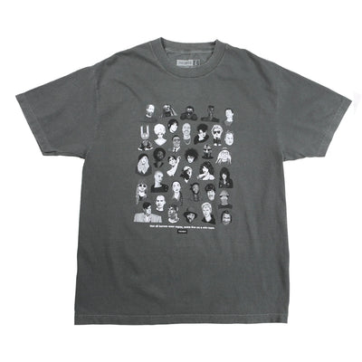 Theories 'Mixtape' Garment Dyed Tee - Faded Black