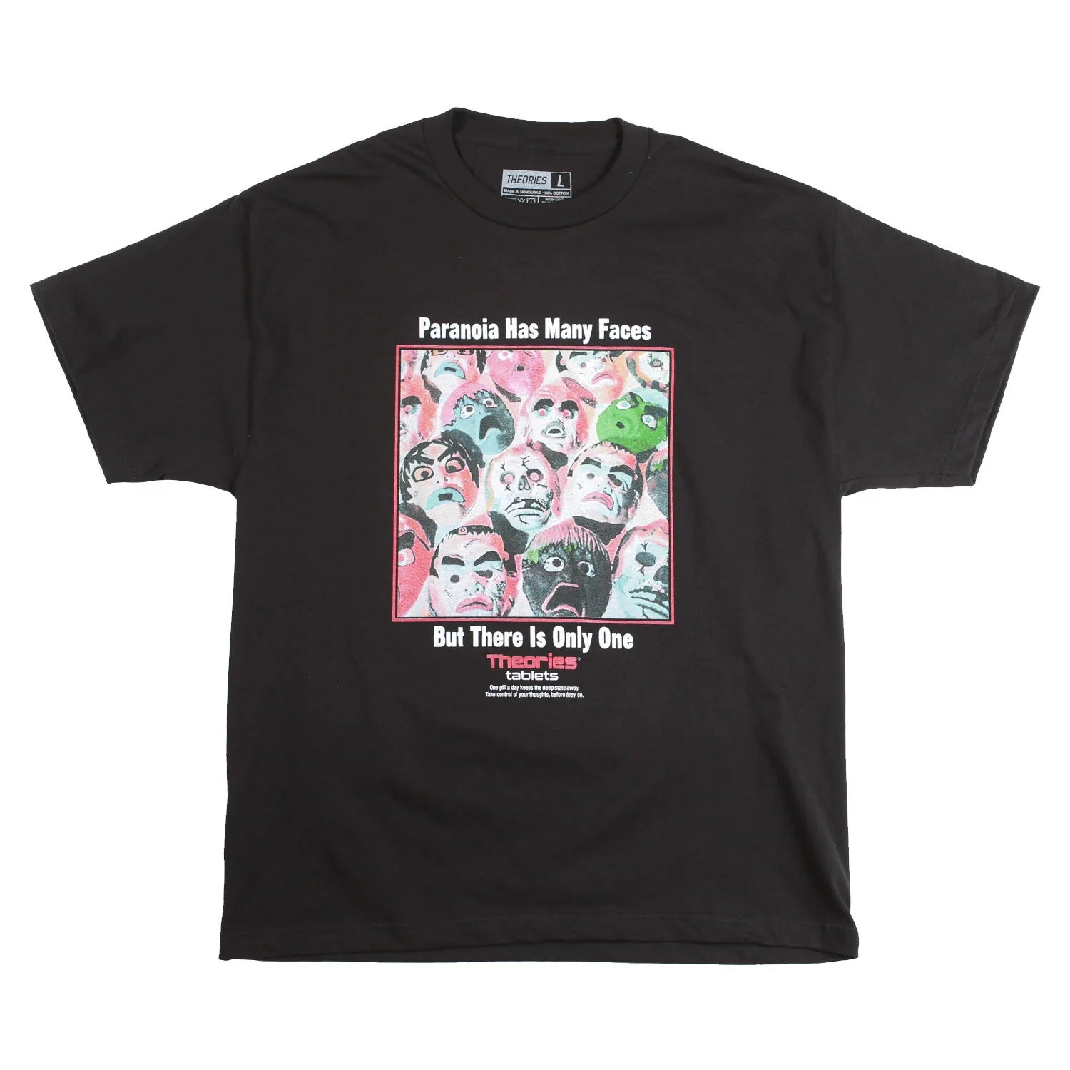 Theories 'Paranoia' Tee - Black
