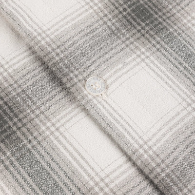 Dime Premium Flannel Shirt - Light Grey