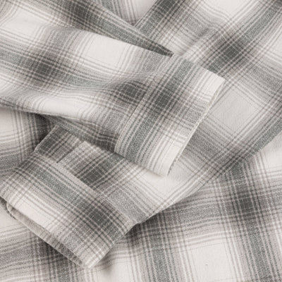 Dime Premium Flannel Shirt - Light Grey